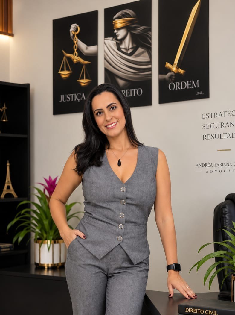 Andréa Fabiana Cândido, advogada, OAB/MG 111.735, no escritório em Campo Belo, MG